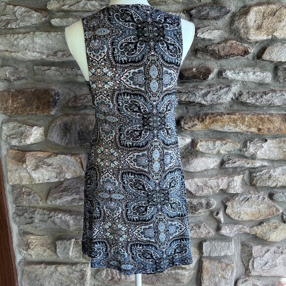 American Eagle Outfitters AEO Soft & Sexy, Dress, Cut-outs, Black Pink Paisley S - Picture 8 of 12